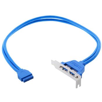 Image du produit “DeLOCK USB 3.0 19-pin - 2 x USB 3.0-A ”