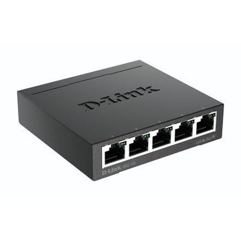 Product image of the product “D-Link DGS-105 Unmanaged L2 Gigabit Ethernet (10/100/1000) Black ”