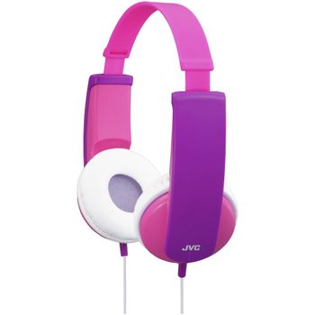 Artikelbild des Artikels “JVC HA-KD5-P-E On Ear Kopfhörer kabelgebunden Pink, Lila Lautstärkebegrenzung, Leichtbügel Kinder “