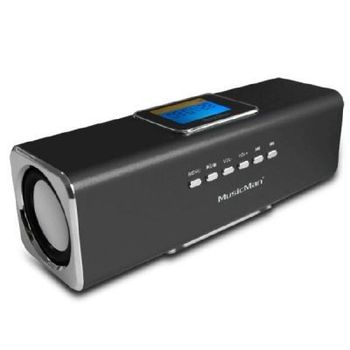 Artikelbild des Artikels “Technaxx MusicMan MA Display Soundstation Mini Lautsprecher AUX, FM Radio, SD, tragbar, USB Schwarz “