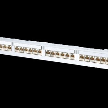 Artikelbild des Artikels “Metz Connect E-DAT C6 24x8(8) 1HE modular LSA Cat.6 Patchfeld “