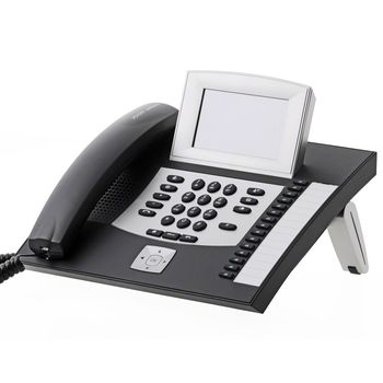 Artikelbild des Artikels “Auerswald COMfortel 2600 Systemtelefon, ISDN Anrufbeantworter, Headsetanschluss Touch-Display Schwarz, Silber “