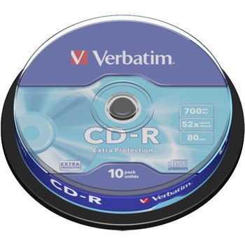 Artikelbild des Artikels “Verbatim 43437 CD-R Rohling 700 MB 10 St. Spindel “