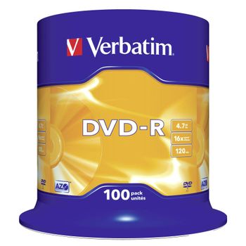 Artikelbild des Artikels “Verbatim 43549 DVD-R Rohling 4.7GB 100 St. Spindel “