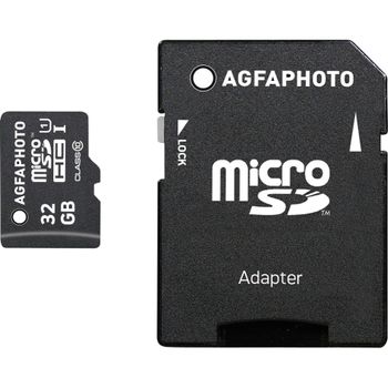 Artikelbild des Artikels “AgfaPhoto MicroSDHC UHS-I   32GB High Speed Class 10 U1 + Adapter “