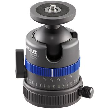 Product image of the product “Novoflex CB3 II tripod head Black, Blue Metal 1/4, 3/8