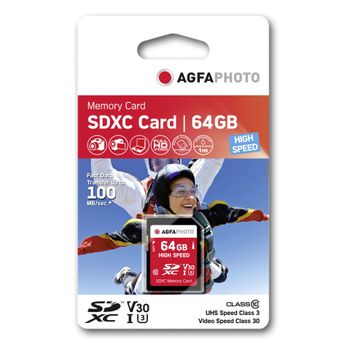 Artikelbild des Artikels “AgfaPhoto SDXC Karte        64GB High Speed Class 10 UHS I U1 V30 “