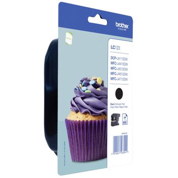 Image du produit “Brother LC123BK - Cartouche d'encre originale – Noir ”