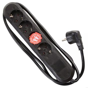Product image of the product “Bachmann SMARTLINE Indoor 4AC outlet(s) 1.5m Black power extension ”