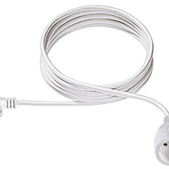 Image du produit “Bachmann câble d'extension 3-polig, blanc, 5m - Euro-prise mâle ”