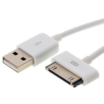 Artikelbild des Artikels “DELOCK Iphone 4 Kabel 30pin -> USB A St/St 1.80m weiß “