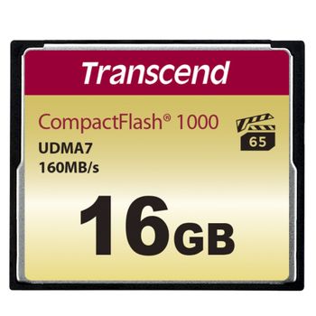 Product image of the product “Transcend CompactFlash 1000x 16GB ”