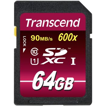 Product image of the product “Transcend SD Card SDXC/SDHC Class 10 UHS-I 600x 64GB ”