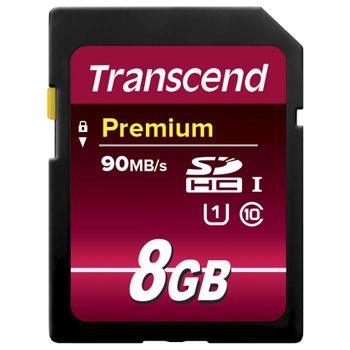 Product image of the product “Transcend SD Card SDXC/SDHC Class 10 UHS-I 8GB ”