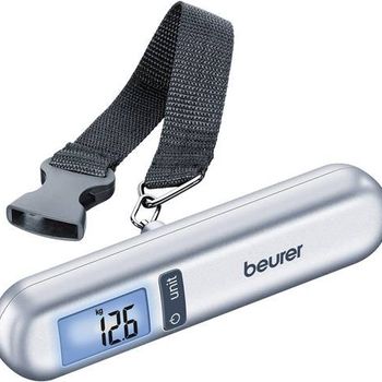 Product image of the product “Beurer 732.12 Kofferwaage 732.12 Wägebereich (max.) 40kg Ablesbarkeit 10g batteriebetrieben silver ”