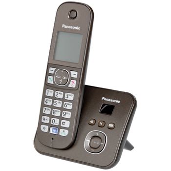 Product image of the product “Panasonic KX-TG6821GA telephone DECT telephone Caller ID Brown ”