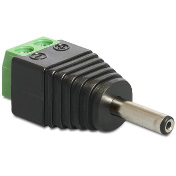 Image du produit “DeLOCK 65434 changeur de genre de câble DC 1.3 x 3.5 mm 2p Noir, Vert, Argent ”