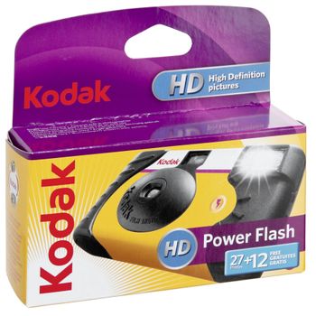 Image du produit “Kodak Power Flash 27+12 Caméra-film compact Noir, Jaune ”