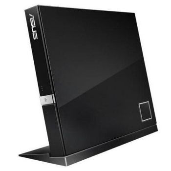 Artikelbild des Artikels “ASUS SBC-06D2X-U externes Slim Blu-Ray BDXL Combo (6x BD-R Lesen, 8x DVD±R, 6x DVD±R DL, 5x DVD-RAM, USB 2.0) inkl. Cyberlink Power2Go, Hochglanz Schwarz “