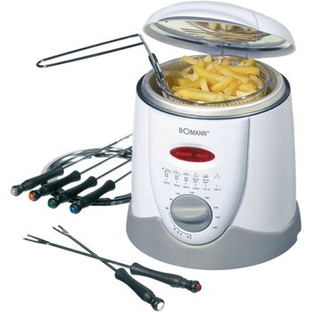 Product image of the product “Bomann FFR 1290 CB 1 L Stand-alone 840 W Deep fryer Grey, White ”