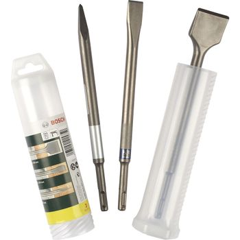 Artikelbild des Artikels “Bosch Accessories 2607019457 Promoline Meißel-Set 3teilig Gesamtlänge 250mm SDS-Plus 1 Set “