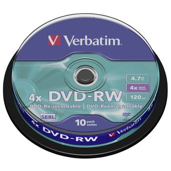Artikelbild des Artikels “Verbatim DVD-RW 4,7GB 4x 10er Spindel “