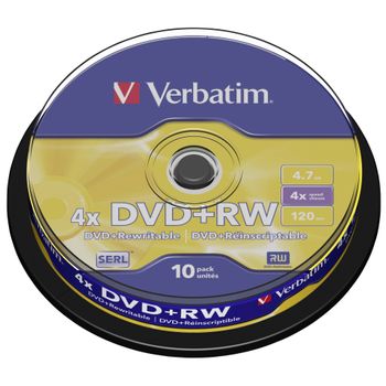 Artikelbild des Artikels “Verbatim DVD+RW 4,7GB 4x 10er Spindel “