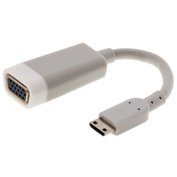 Artikelbild des Artikels “Delock 65471 HDMI / VGA Adapter [1x HDMI-Stecker C Mini - 1x VGA-Buchse] Weiß 15.00cm “
