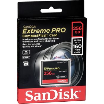 Product image of the product “SanDisk Extreme PRO, 256GB CompactFlash ”