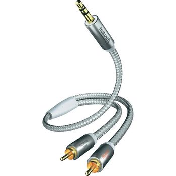 Product image of the product “Inakustik 004100015 audio cable 1.5 m 3.5mm 2 x RCA White ”