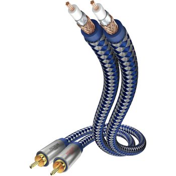 Product image of the product “Inakustik 0040405 audio cable 5 m 2 x RCA Blue, Silver ”