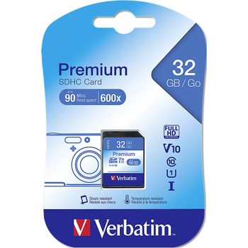 Product image of the product “Verbatim Premium 32 GB SDHC Class 10 ”