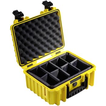 Immagine del prodotto “B&W Outdoor Case Type 3000 giallo    con Facheinteilung ”