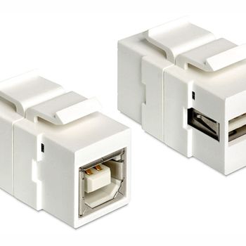 Product image of the product “Delock USB 2.0 adaptor [1x USB 2.0 female A - 1x USB 2.0 female B] 1982627 ”
