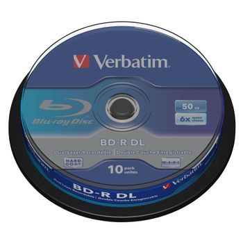Artikelbild des Artikels “Verbatim 43746 Blu-ray BD-R DL Rohling 50GB 10 St. Spindel “