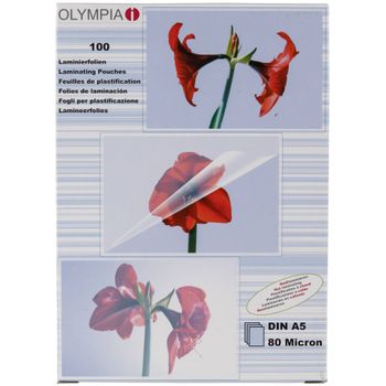Immagine del prodotto “Olympia 1x100 DIN A5 80 micron pellicola per plastificatrice 100 pz ”
