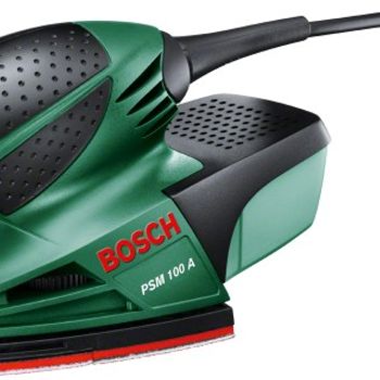Product image of the product “Bosch PSM 100 A Multi sander 26000 OPM Black, Green, Red ”