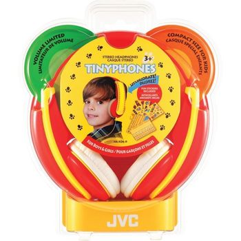 Artikelbild des Artikels “JVC HA-KD5-R-E Kinder Kopfhörer On Ear Lautstärkebegrenzung, Leichtbügel Rot, Gelb “