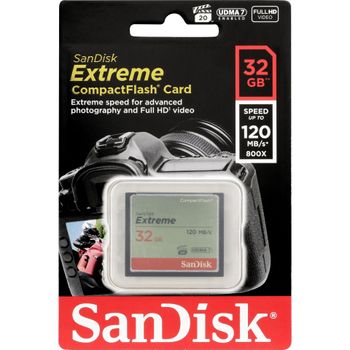 Product image of the product “SanDisk 32GB Extreme CompactFlash ”