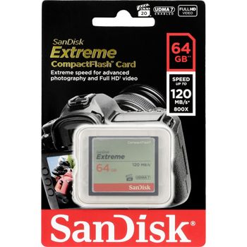 Product image of the product “SanDisk CF Extreme 64GB CompactFlash ”