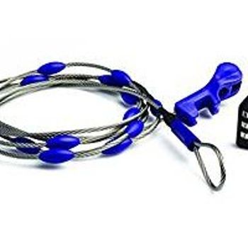 Product image of the product “Pacsafe Wrapsafe Luggage combination lock Polycarbonate,Stainless steel Black,Blue,Stainless steel ”