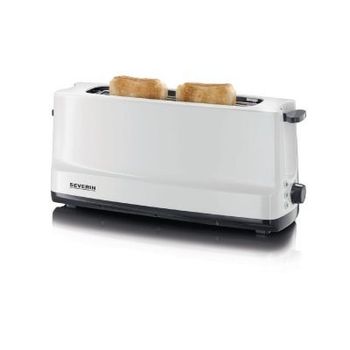 Product image of the product “Severin AT2232 Automatic Long Slot Toaster with 1800W for Two Slices - White ”