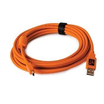 Artikelbild des Artikels “Tether Tools CU5451 TetherPro USB 2.0 A/MiniB 5 Pin 4,6m orange “