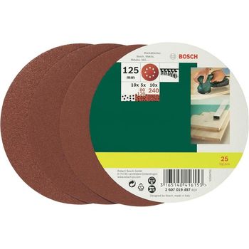 Product image of the product “Bosch 2 607 019 497 sander accessory 25 pc(s) Sanding sheet ”