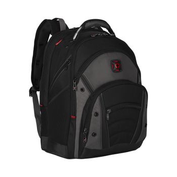 Product image of the product “Wenger 600635 SYNERGY 16 Inch Laptop Backpack, Padded Laptop Compartment with Tablet Pocket in Black/Grey [26 Litre] ”