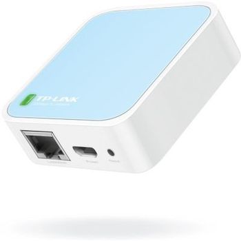 Product image of the product “TP-Link TL-WR802N wireless router Fast Ethernet Single-band (2.4 GHz) Blue, White ”