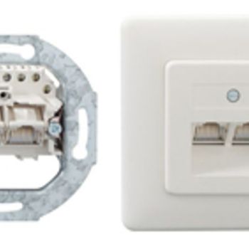 Product image of the product “Rutenbeck UAE 2x8 (8) UP rein white (Nur als Vielfaches from 10 bestellbar) ”