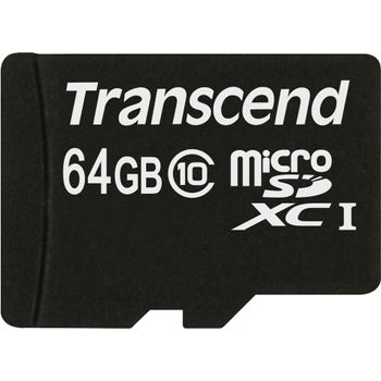 Product image of the product “Transcend microSDXC/SDHC Class 10 64GB with Adapter ”
