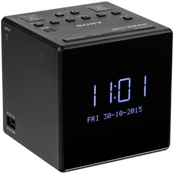 Image du produit “Sony XDRC1DBP Radio portable Horloge Noir, Argent ”