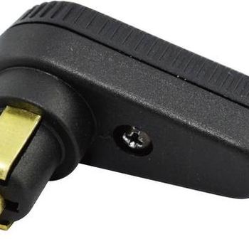 Artikelbild des Artikels “BAAS DIN-Winkelstecker BA12 Belastbarkeit Strom max.=8A Passend für (Details) Normsteckdosen Stecker 6 - 24 V/DC “